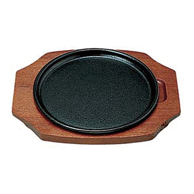 Sステーキ皿平丸型21cm 1個(ご注文単位1個)【直送品】