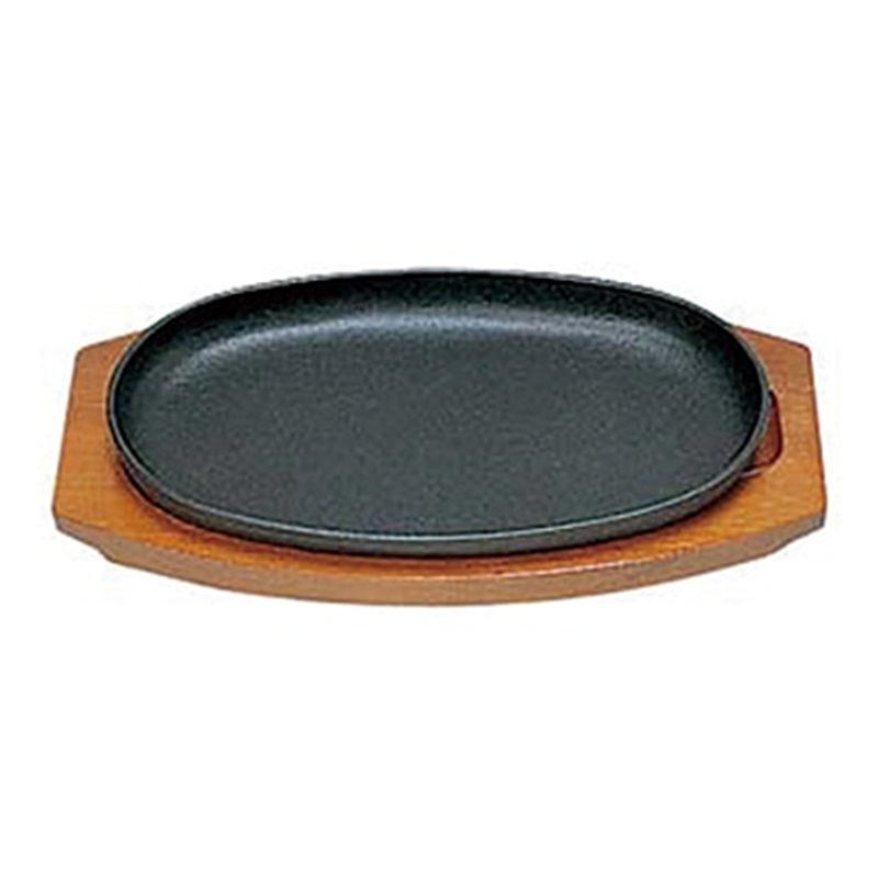 Sステーキ皿小判型D30cm 1個(ご注文単位1個)【直送品】
