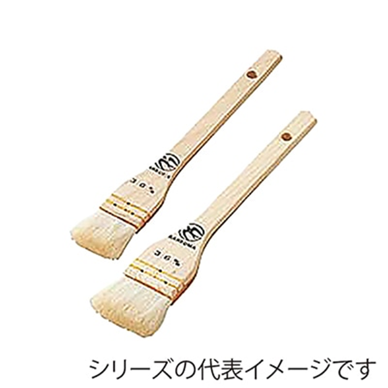 木柄白ハケ30mm 1個（ご注文単位1個）【直送品】