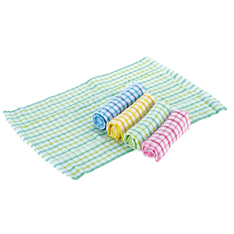 ソフトキッチンクロス(5枚入)綿100% 1個(ご注文単位1個)【直送品】