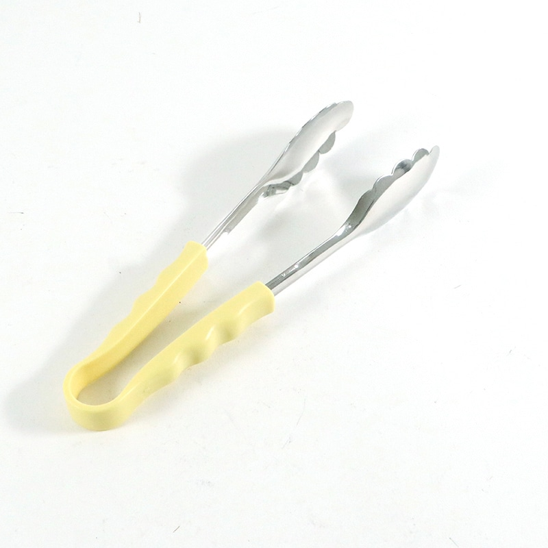 カラー万能トングPP柄小イエロー 1個(ご注文単位1個)【直送品】