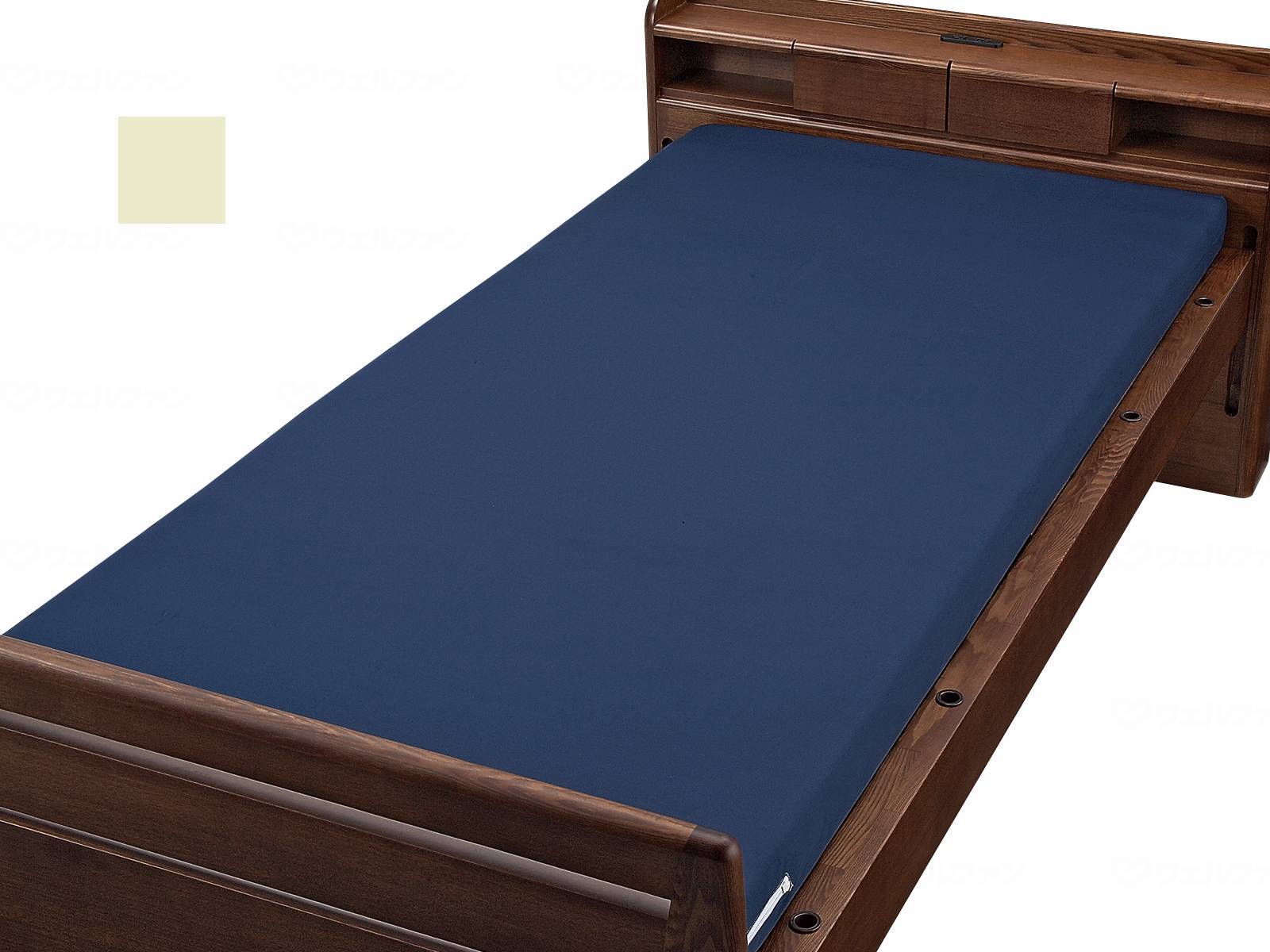 ウェルファン マットレス防水カバー クリーム 83×191×8cm 1個（ご注文単位1個）【直送品】