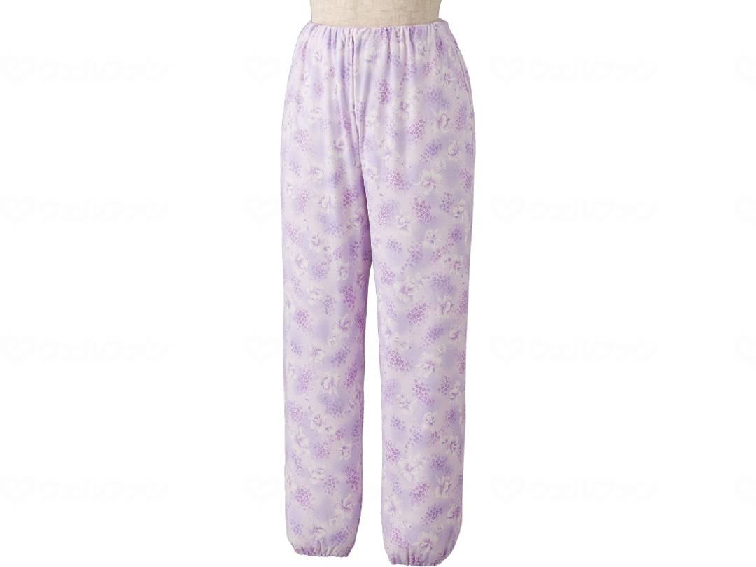 ウェルファン やさしさパジャマパンツ/パープル/M 1個（ご注文単位1個）【直送品】