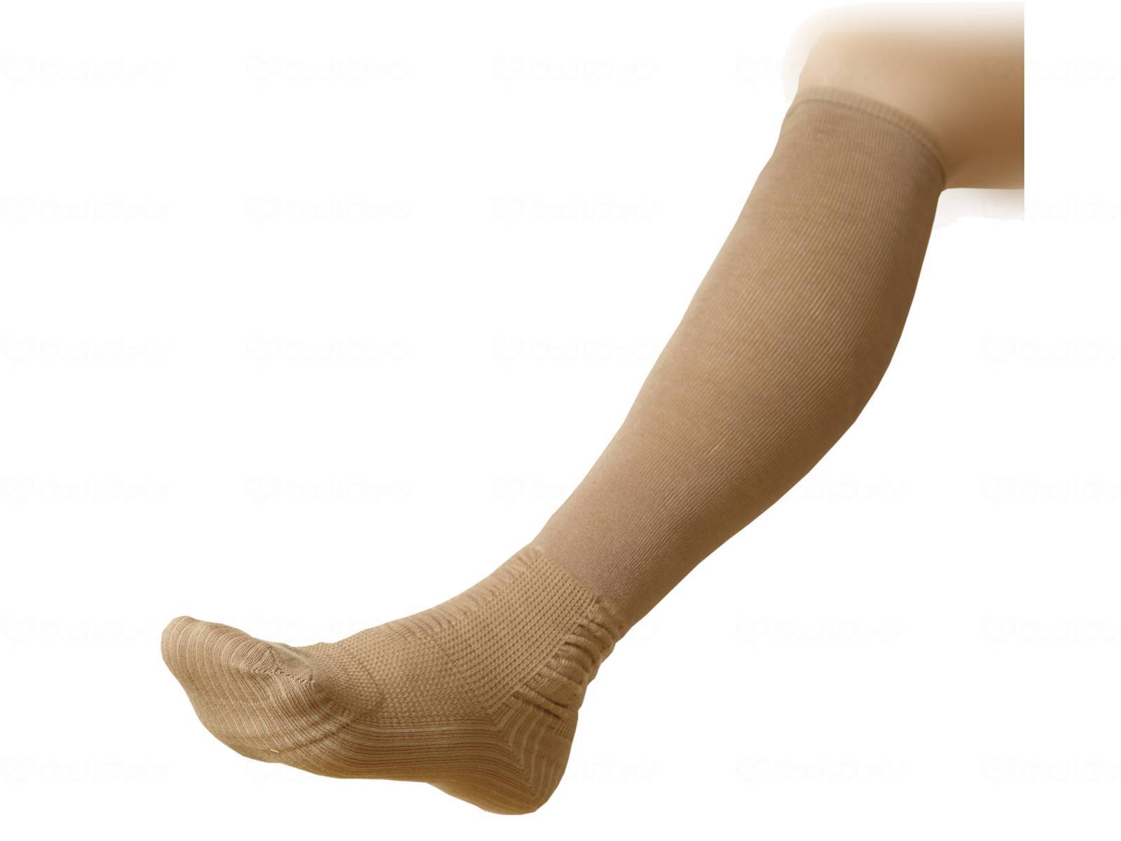 ウェルファン むくみ対策靴下/ベージュ/25-26cm 1個（ご注文単位1個）【直送品】