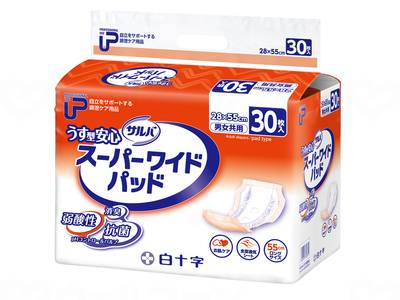 ウェルファン PUサルバ薄型安心スーパーワイドパッド/袋 1個(ご注文単位1個)【直送品】