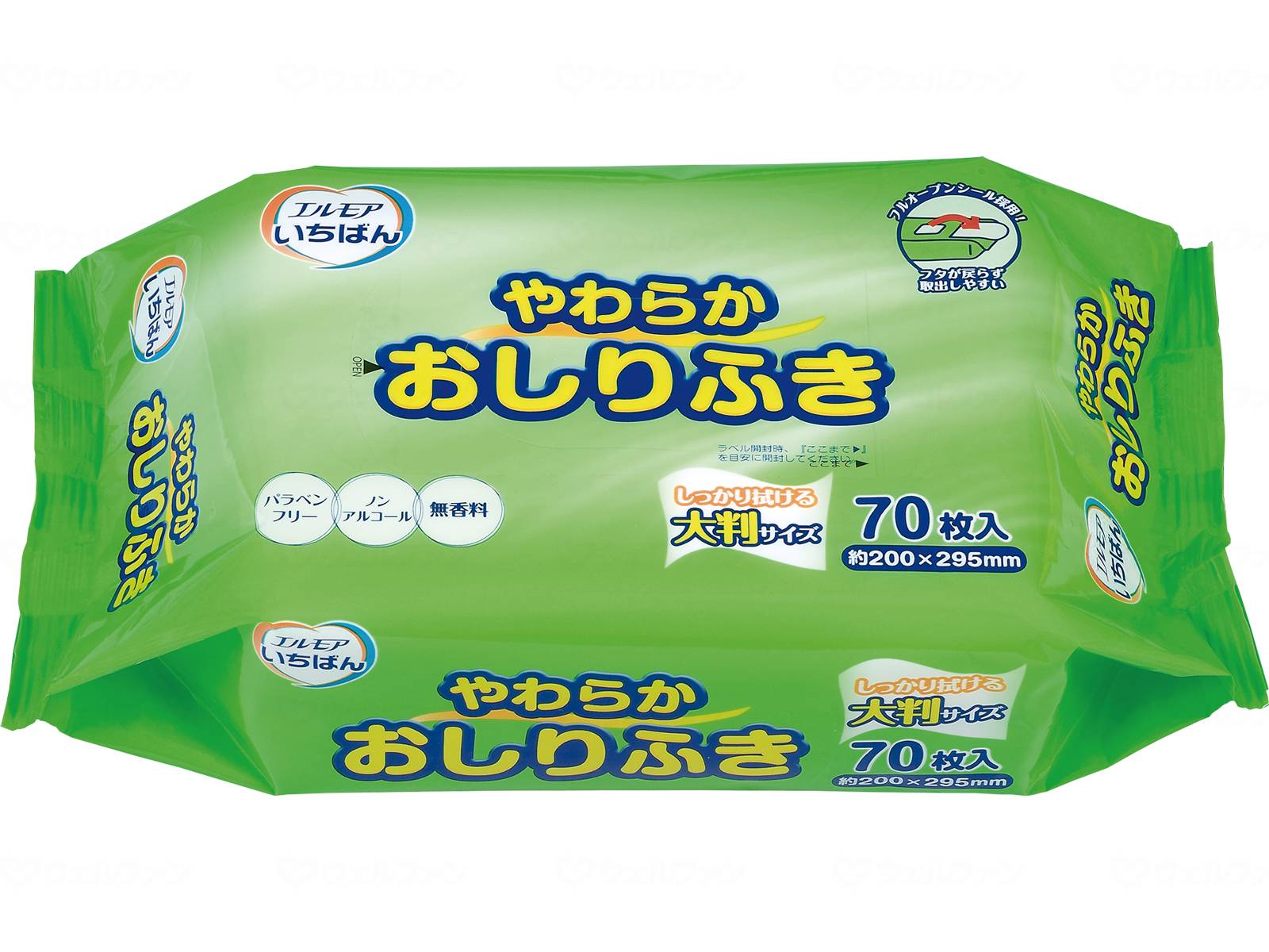 ウェルファン エルモアいちばんやわらかおしりふき/個 1個（ご注文単位1個）【直送品】