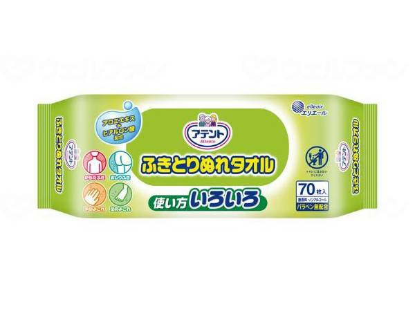 ウェルファン T ふきとりぬれタオル70枚/袋 1個（ご注文単位1個）【直送品】