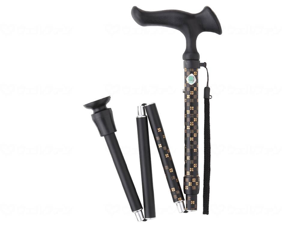 ウェルファン かるがもE　折畳S 市松黒 1個（ご注文単位1個）【直送品】