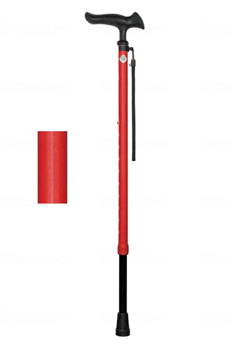 ウェルファン かるがもファムⅡ　伸縮 パールレッド 1個（ご注文単位1個）【直送品】