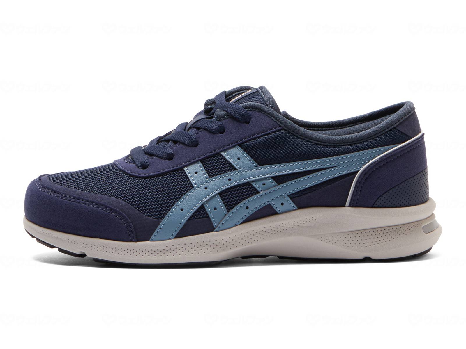 ウェルファン ウェルネスウォーカー 1292A066/ネイビーブルー×グレーブルー/22.5cm 1個（ご注文単位1個）【直送品】