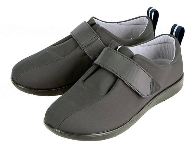 ウェルファン PH転びにくいシューズ つま先有/黒/LL 1個（ご注文単位1個）【直送品】
