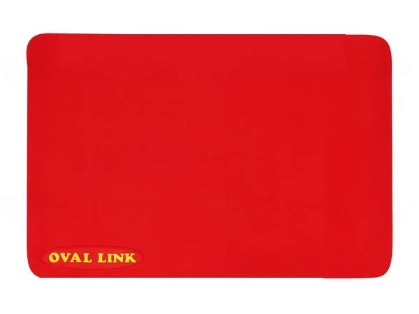 ウェルファン オーバルリンク/レッド/L 1枚（ご注文単位1枚）【直送品】