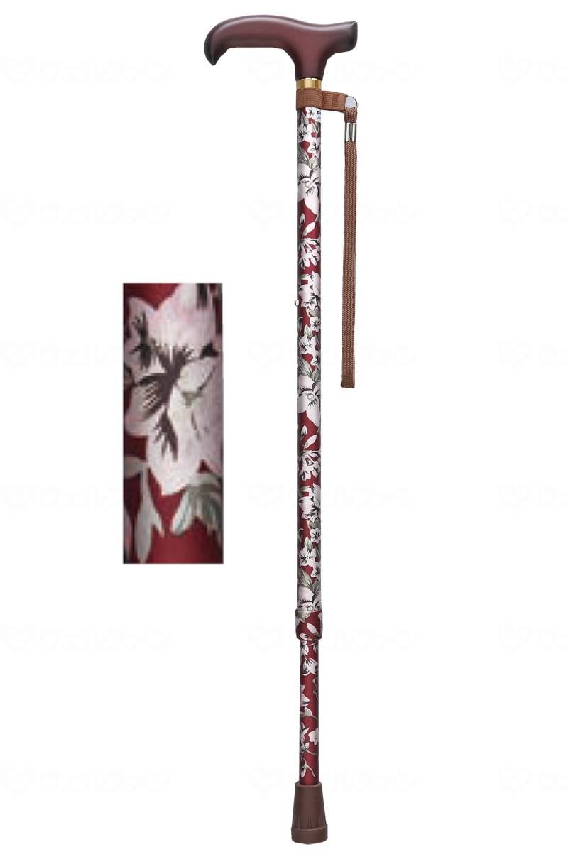 ウェルファン ベーシック 伸縮S/花柄赤 1個（ご注文単位1個）【直送品】