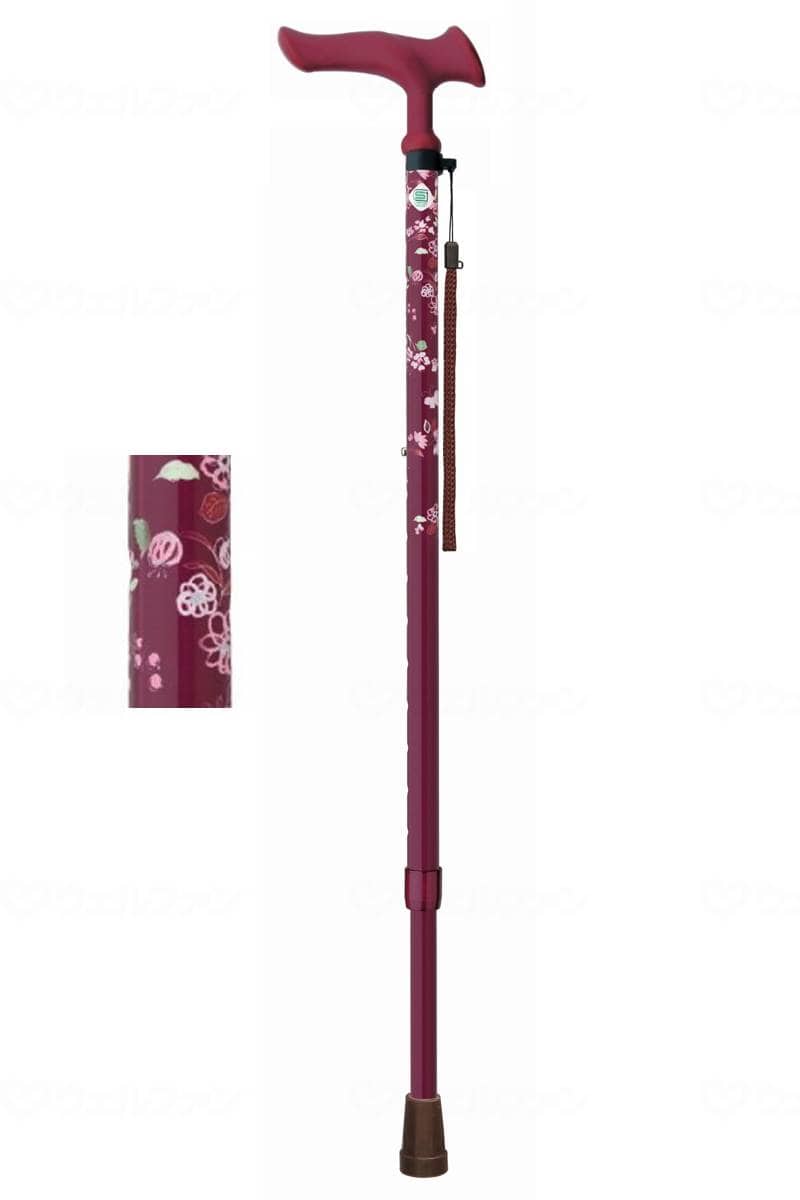 ウェルファン かるがもファムⅡ 伸縮/小花ワイン 1個（ご注文単位1個）【直送品】