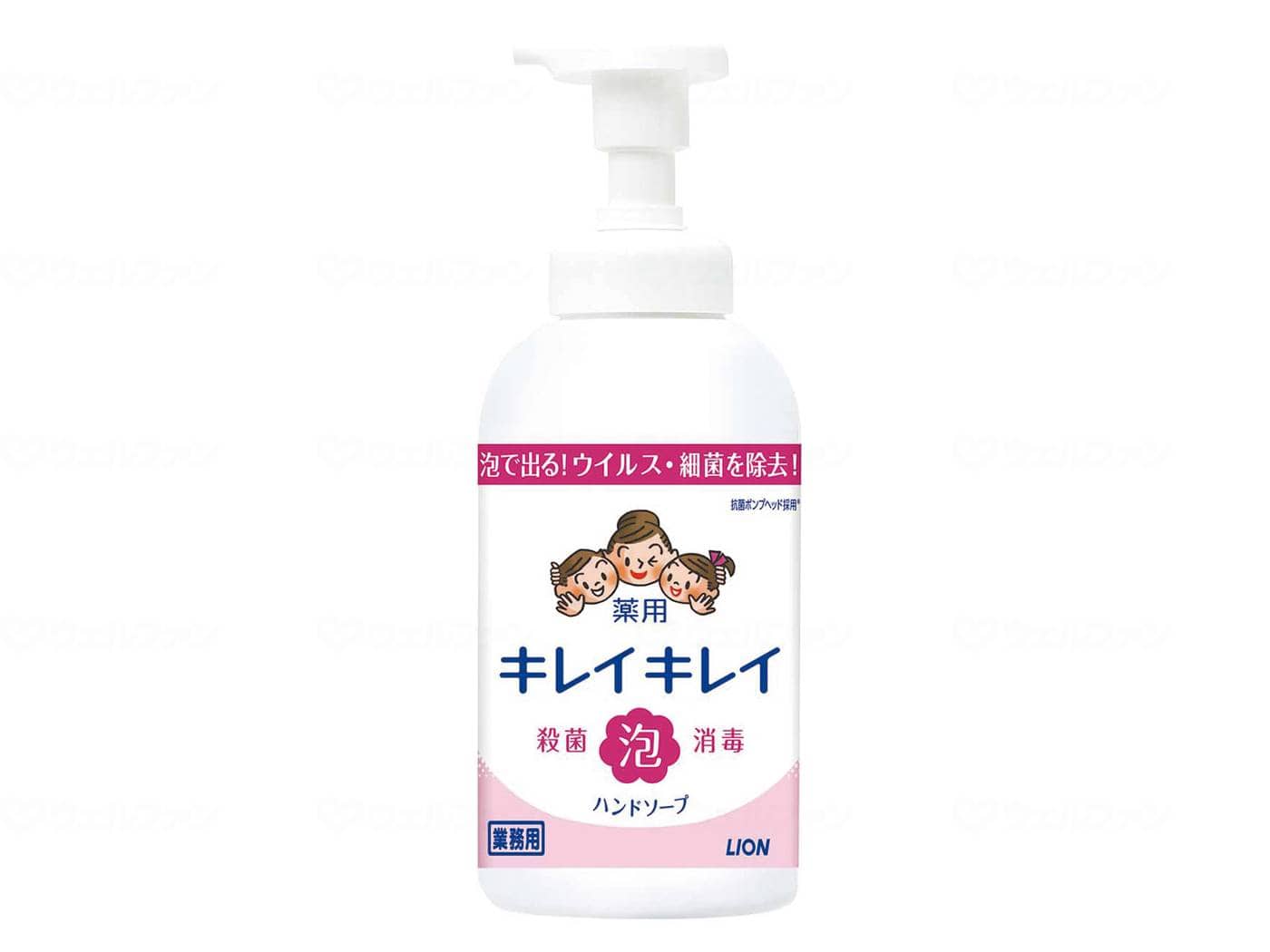 ウェルファン キレイキレイ薬用泡ハンドソープ シトラスフルーティー/本/550ml 1本(ご注文単位1本)【直送品】