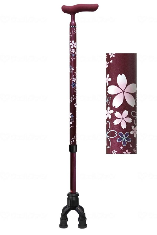ウェルファン 四点可動式オン・オフさん 桜エンジ 1個（ご注文単位1個）【直送品】