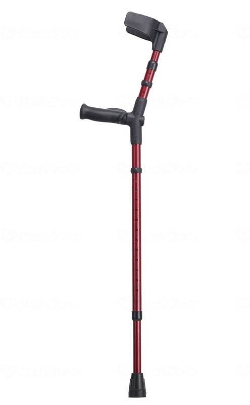 ウェルファン オッセンベルグ社　オールニーズクラッチ　U型 レッド 右手用 1個（ご注文単位1個）【直送品】