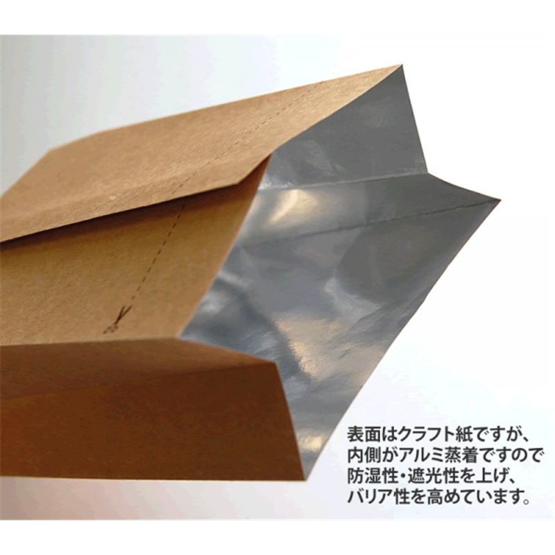 ニコノス クラフトパック500g ガゼット袋 K-500 100枚入/袋(ご注文単位10袋)【直送品】