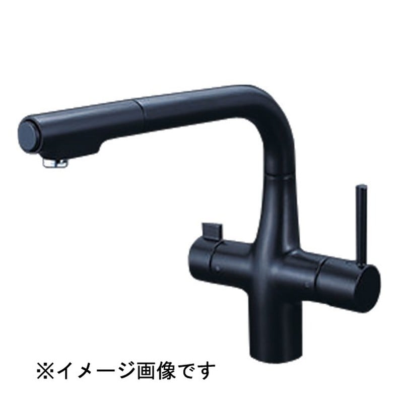 KVK 2302930 ビルトイン浄水器用シングルシャワー付混合栓 MBK KM6121SCECM5 1個(ご注文単位1個)【直送品】