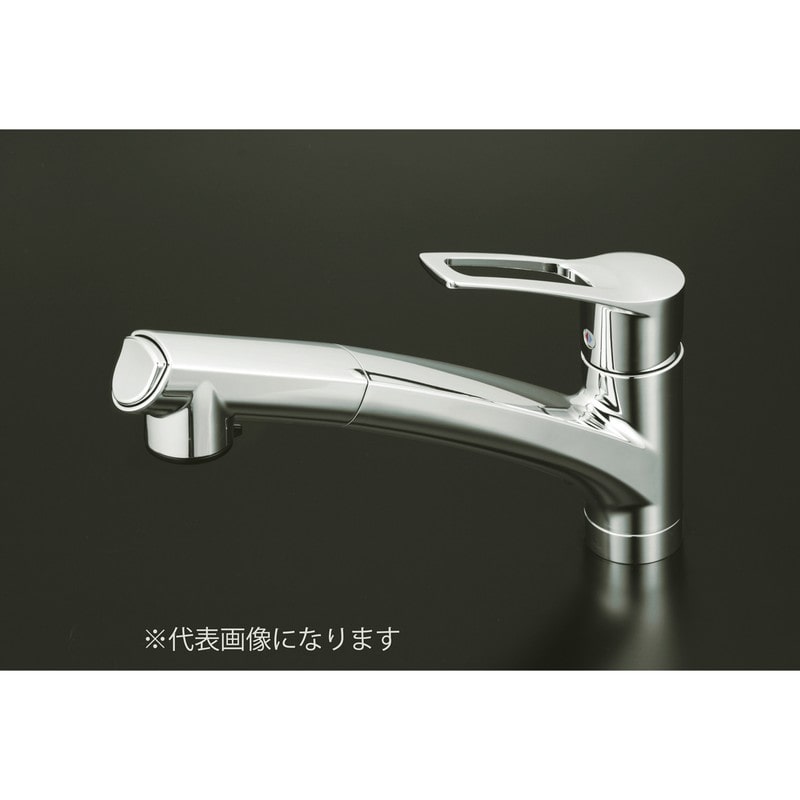 KVK 2303118 流し台用シングルレバー式混合栓撥水 KM5021ZTHS 1個(ご注文単位1個)【直送品】