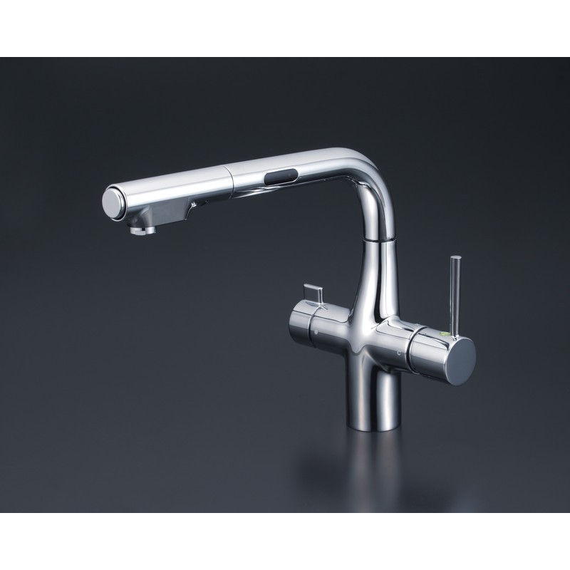 KVK 2302457 浄水器付混合栓e センサー付 KM6131SCEC 1個(ご注文単位1個)【直送品】