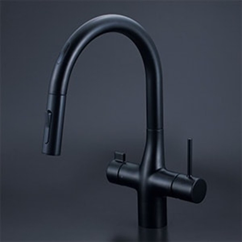 KVK 2302896 ビルトイン浄水器用シングルシャワー付混合栓電気MB KM6091DECM5 1個(ご注文単位1個)【直送品】