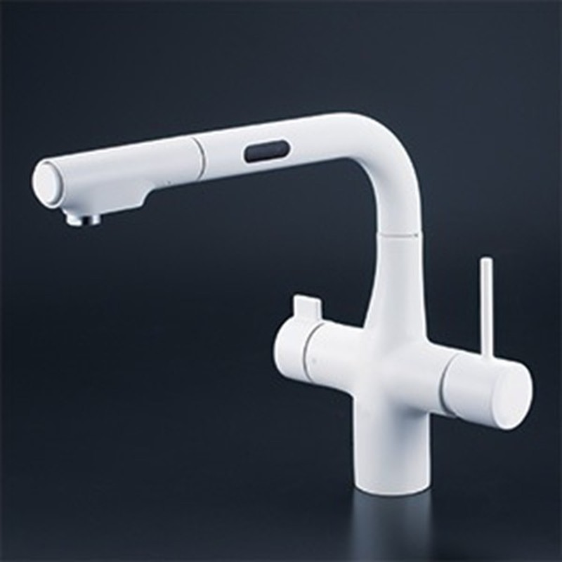 KVK 2302937 ビルトイン浄水器用シングルシャワー付混合栓 MWH KM6131ECM4 1個（ご注文単位1個）【直送品】