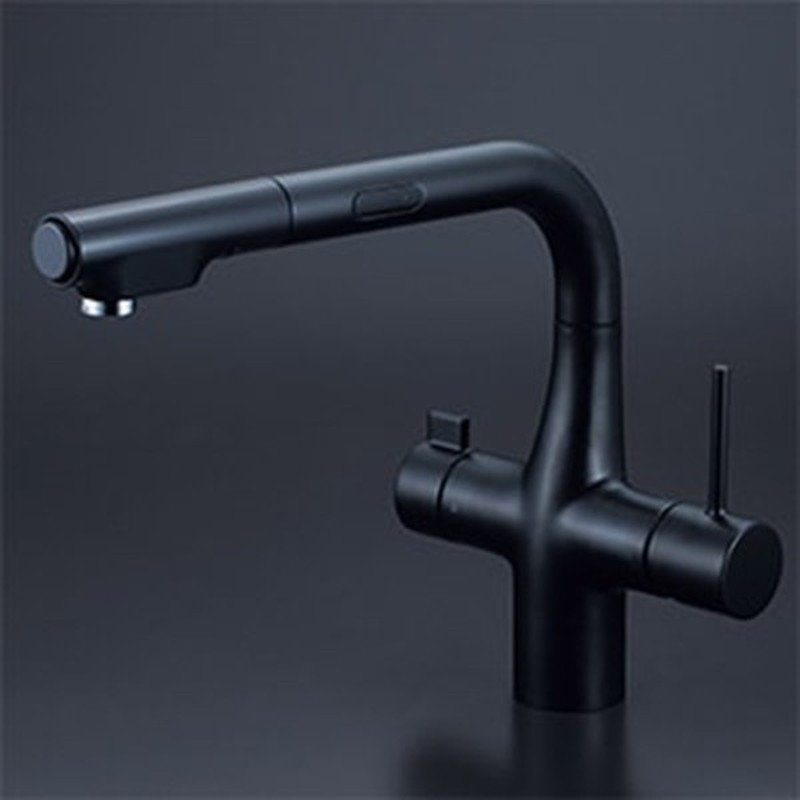 KVK 2302938 ビルトイン浄水器用シングルシャワー付混合栓 MBK KM6131ECM5 1個（ご注文単位1個）【直送品】