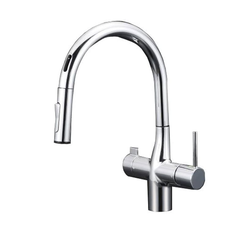 KVK 2302617 ビルトイン浄水器用シングルシャワー付混合栓 KM6091DECHS 1個(ご注文単位1個)【直送品】
