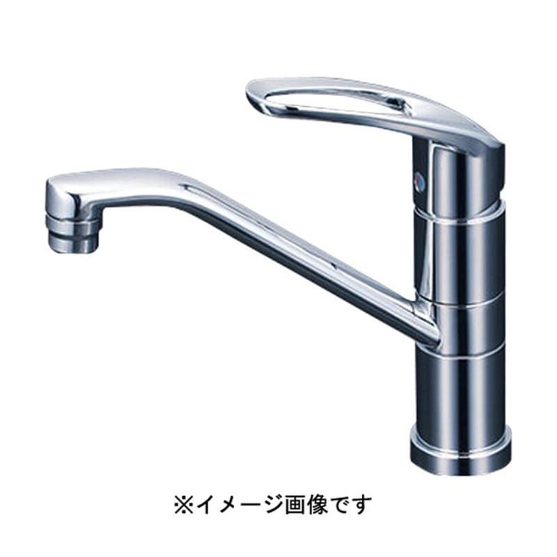 KVK 2302858 シングル混合栓200mmパイプ付 KM5051TR2 1個（ご注文単位1個）【直送品】