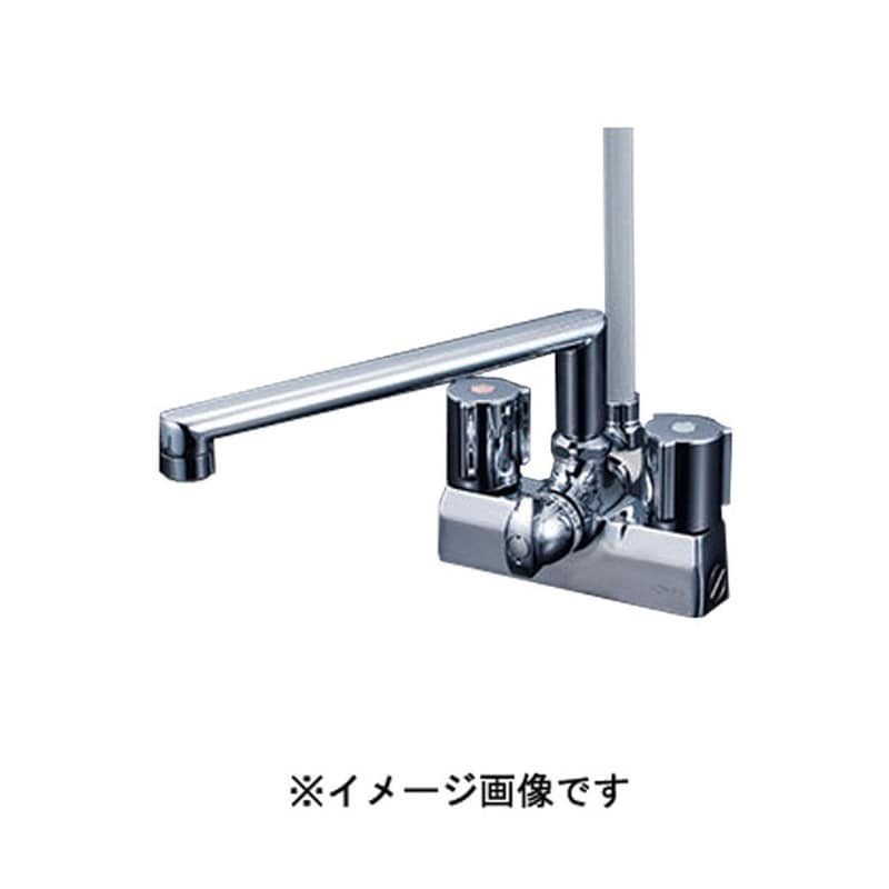 KVK 2302550 デッキ一時止水付2ハンドルシャワー KF205ZGN 1個(ご注文単位1個)【直送品】