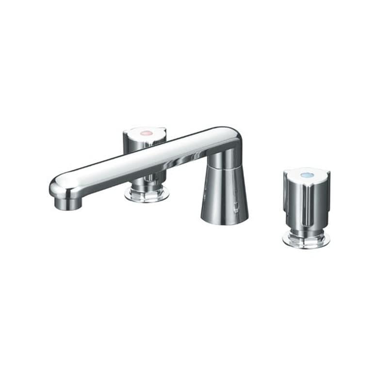 KVK 2300545 2ハンドル混合栓 ナット接続 KM84GCU 1個（ご注文単位1個）【直送品】