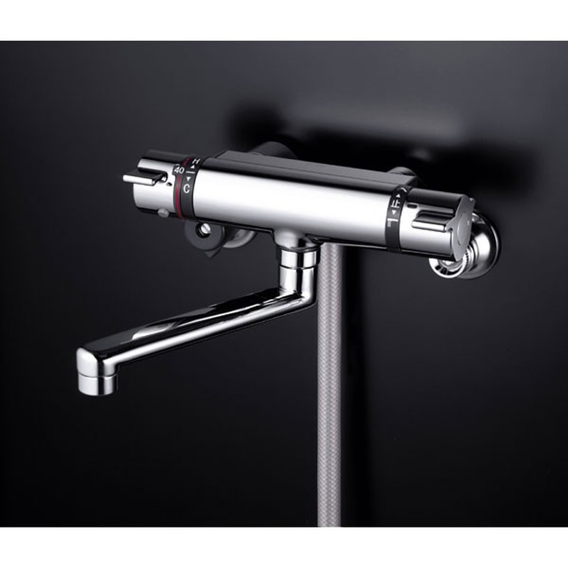 KVK 2300389 寒 サーモシャワーフルメタルヘッド付 KF800WTMB 1個（ご注文単位1個）【直送品】