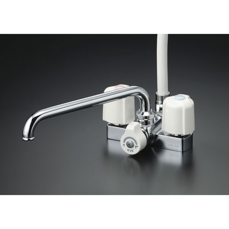 KVK 2300235 デッキ2ハンドルシャワー300mmP付 KF12ER3 1個(ご注文単位1個)【直送品】