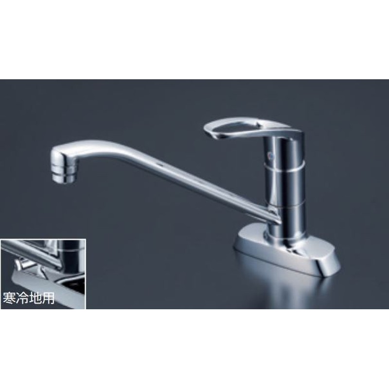 KVK 2302403 寒 流台混合栓 80° KM5081ZTV8 1個（ご注文単位1個）【直送品】