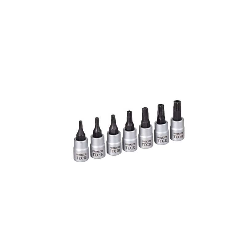 PROXXON 4347996 1/4トルクスビットソケット7点セット #83654 1個（ご注文単位1個）【直送品】