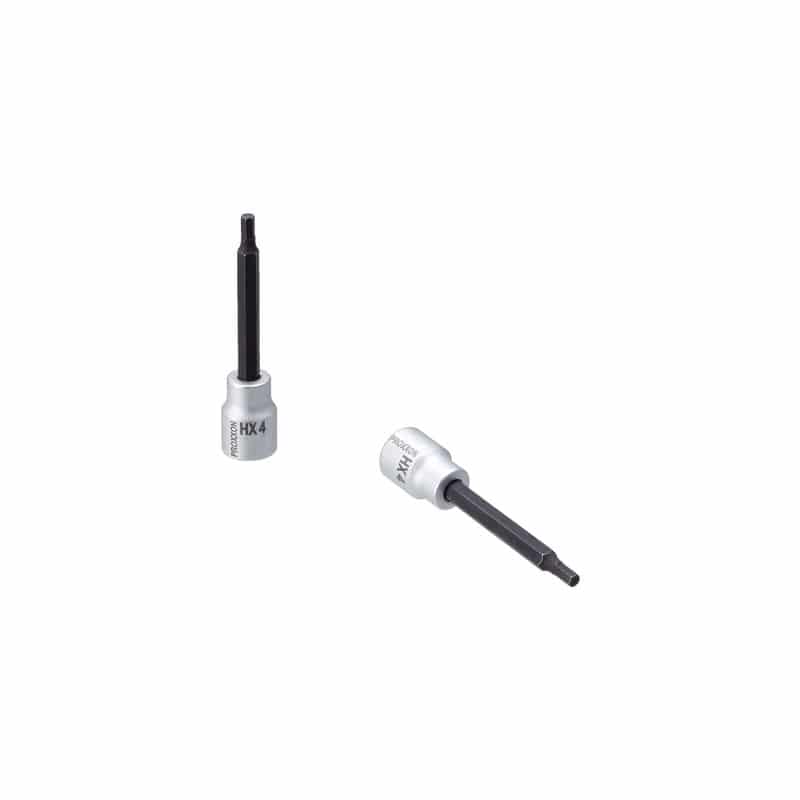 PROXXON 4348044 ヘックスビットソケット 3/8 ロング 4mm #83567 1個（ご注文単位1個）【直送品】