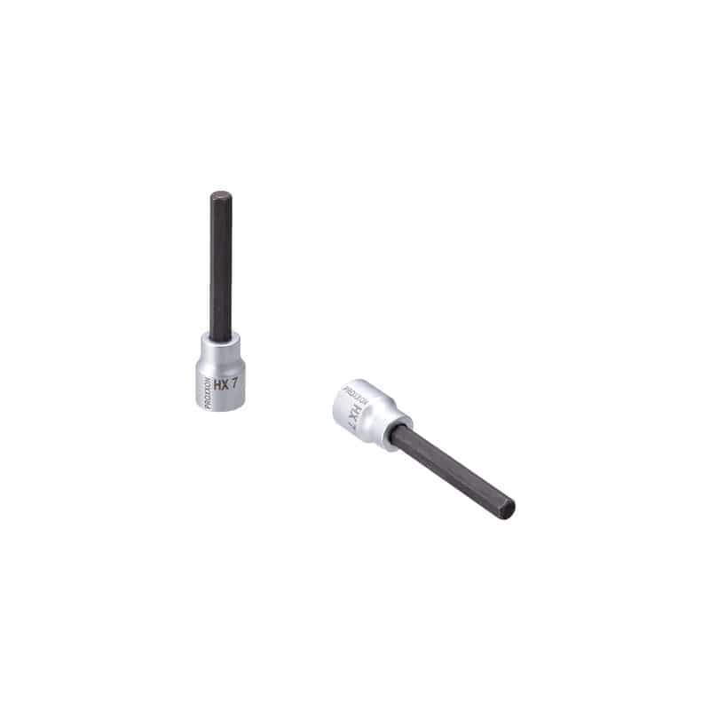 PROXXON 4348047 ヘックスビットソケット 3/8 ロング 7mm #83570 1個（ご注文単位1個）【直送品】