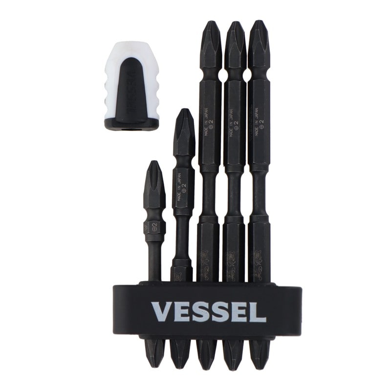 VESSEL 4348576 黒艦ビット 極 +2×65mm 1本+2×82mm #558923 1個(ご注文単位1個)【直送品】