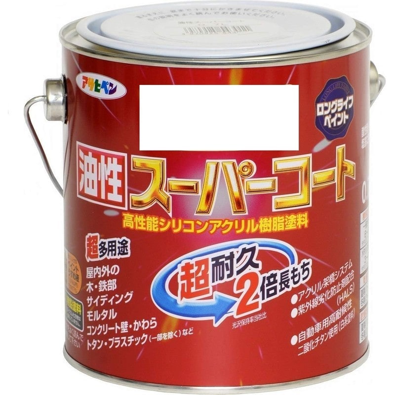 アサヒペン 901190 油性スーパーコート 0.7L 緑 1個（ご注文単位1個）【直送品】