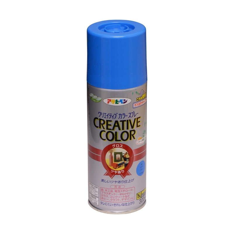 アサヒペン 901437 クリエイティブカラースプレー300mL スカイBL 1個（ご注文単位1個）【直送品】