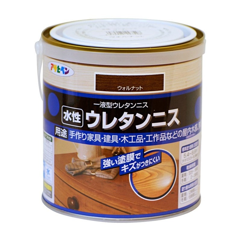 アサヒペン 9018206 水性ウレタンニス 0.7L ウォルナット 1個（ご注文単位1個）【直送品】