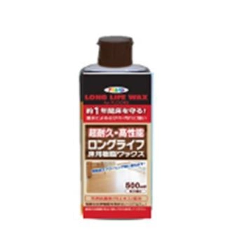 アサヒペン 9019007 AP ロングライフフロア用樹脂ワックス 500ML 1個(ご注文単位1個)【直送品】