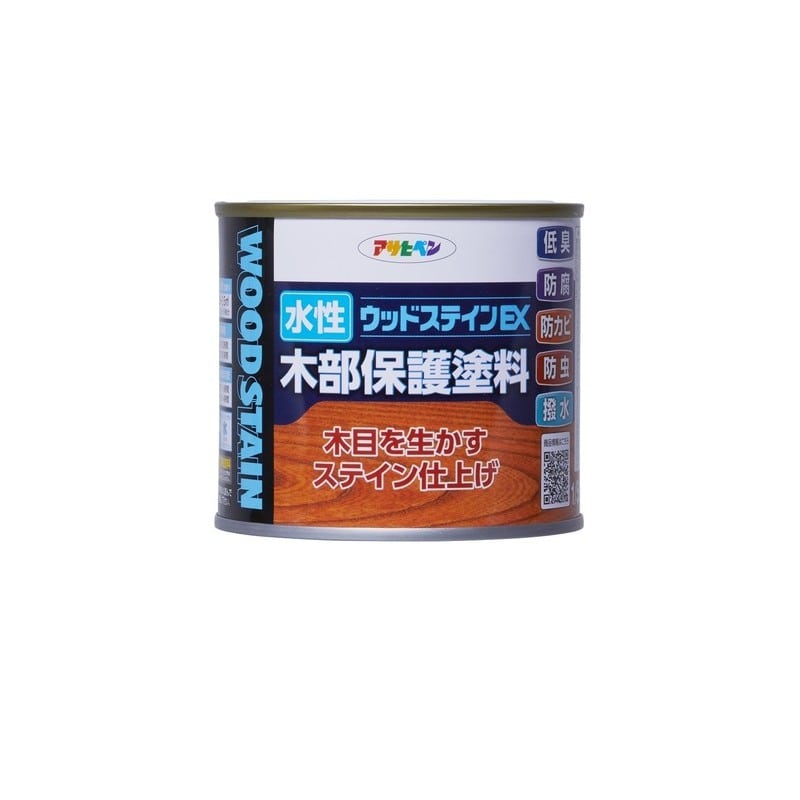 アサヒペン 9019018 AP 水性ウッドステインEX 1/5L マホガニー 1個(ご注文単位1個)【直送品】