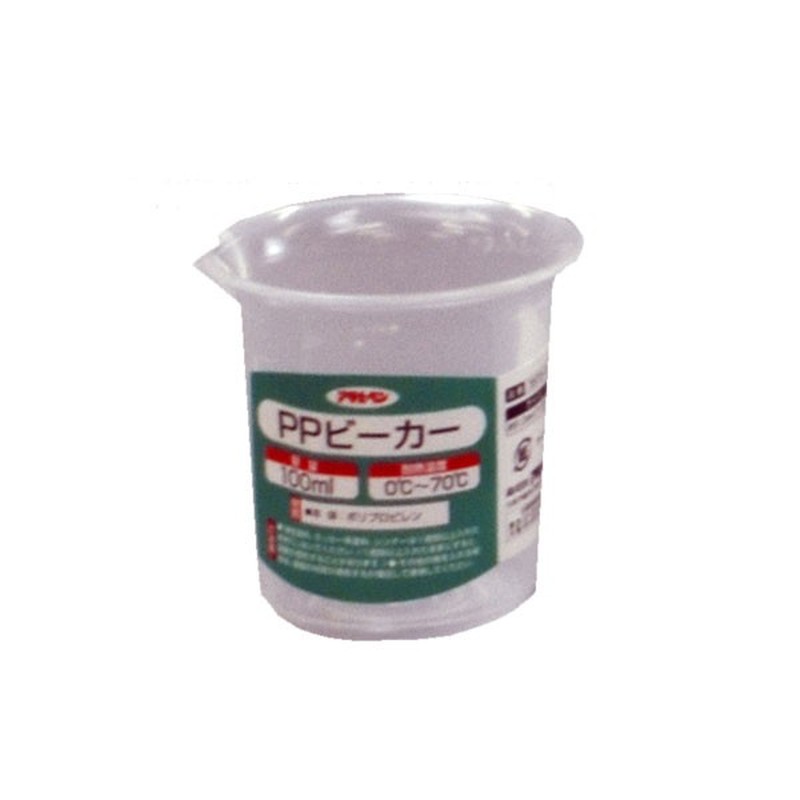 アサヒペン 9016192 PPビーカー 100mL #3573-08 1個（ご注文単位1個）【直送品】
