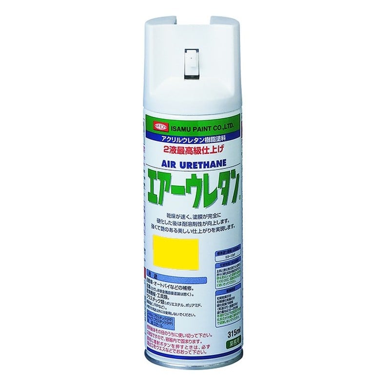 イサムエアゾール 9033358 エアーウレタン エロー 1個（ご注文単位1個）【直送品】