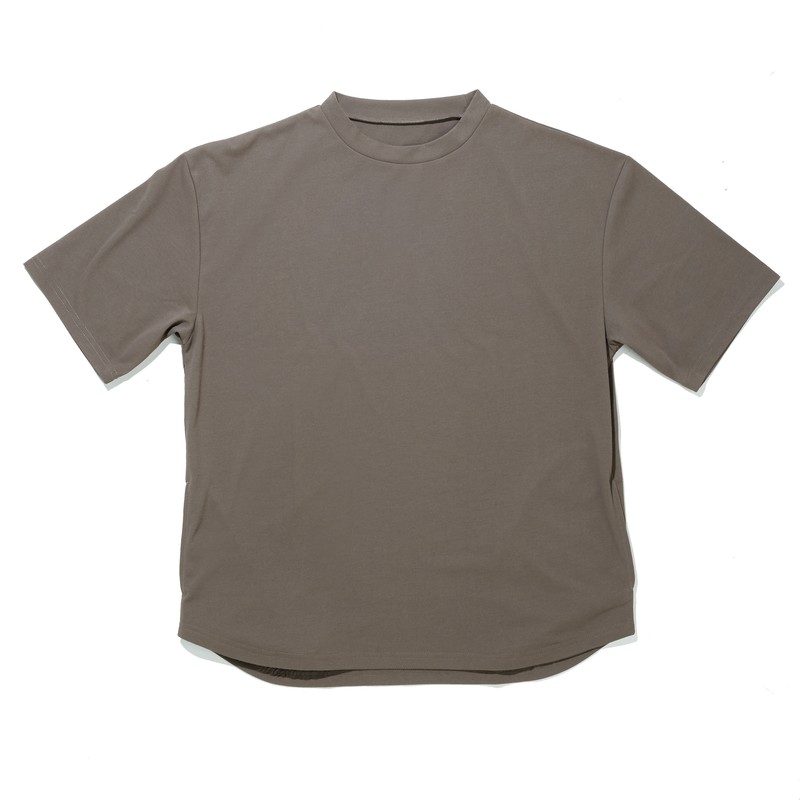 おたふく手袋 2118072 ブオーバー5分袖 クールTシャツ アッシュBW L FB-710 1個（ご注文単位1個）【直送品】