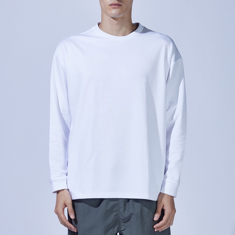 おたふく手袋 2117416 オーバーサイズロングスリーブクールTシャツWHLL FB-701 1個（ご注文単位1個）【直送品】
