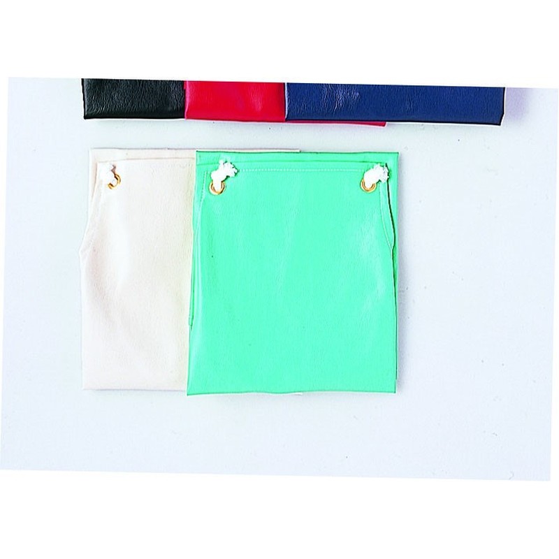 おたふく手袋 2110412 PVC レザーエプロン グリーン 1個(ご注文単位1個)【直送品】