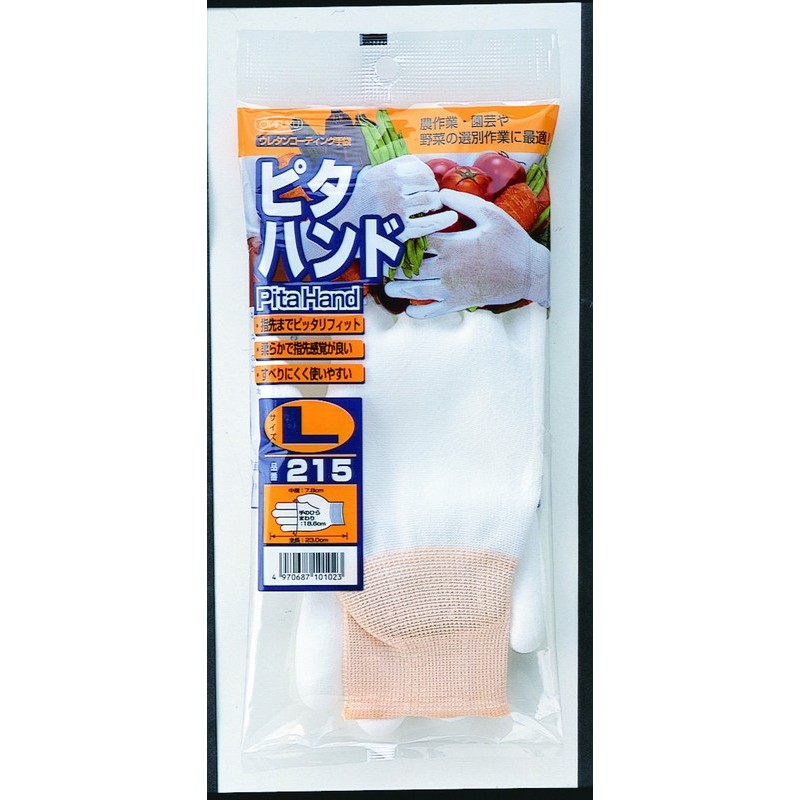 おたふく手袋 210158 ピタハンド L #215 1個（ご注文単位1個）【直送品】